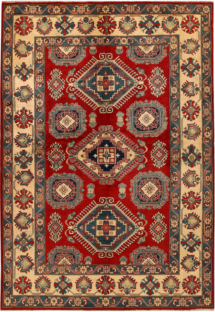 Firebrick Kazak 6' 6 x 9' 5 - No. 68248 - ALRUG Rug Store