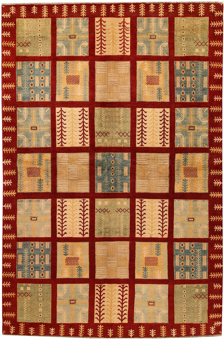 Firebrick Kazak 6' 5 x 9' 5 - No. 68250 - ALRUG Rug Store