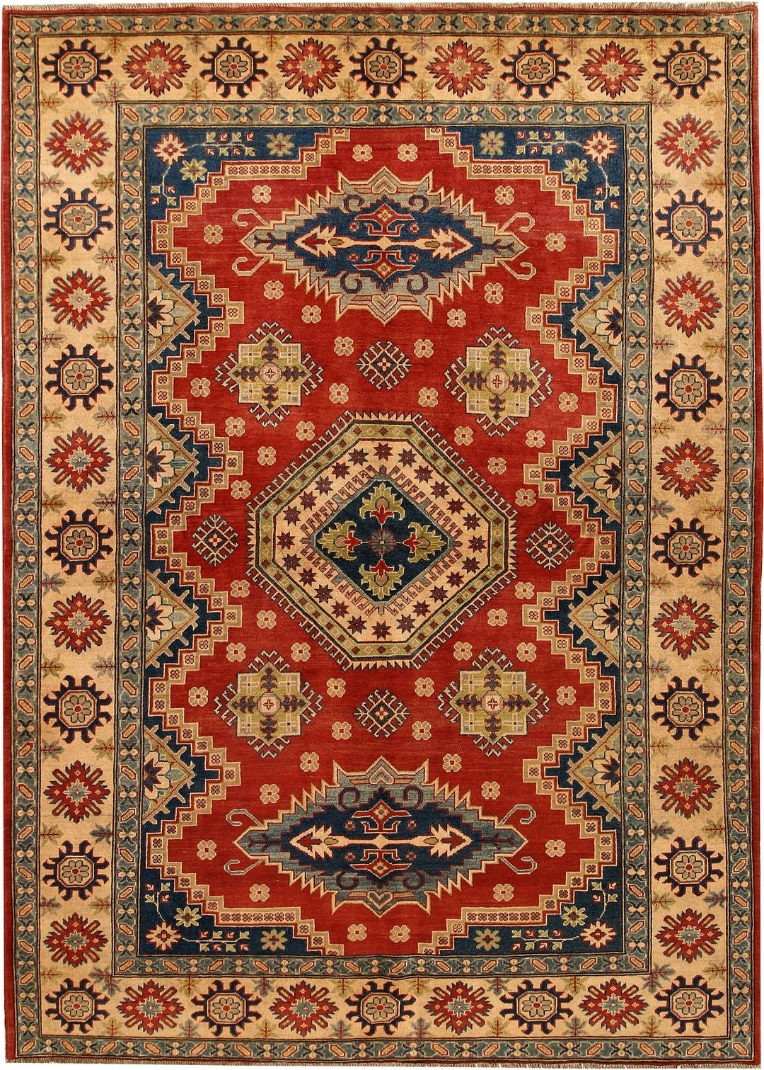 Firebrick Kazak 6' 9 x 9' 4 - No. 68251 - ALRUG Rug Store