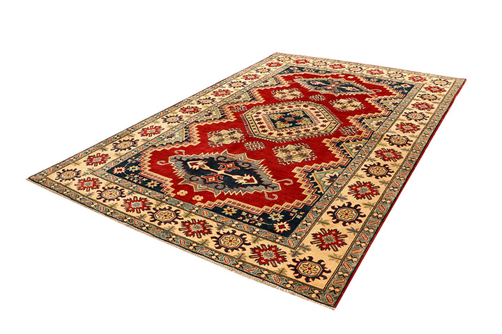 Firebrick Kazak 6' 5 x 9' 11 - No. 68252 - ALRUG Rug Store