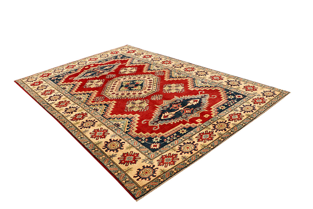 Firebrick Kazak 6' 5 x 9' 11 - No. 68252 - ALRUG Rug Store