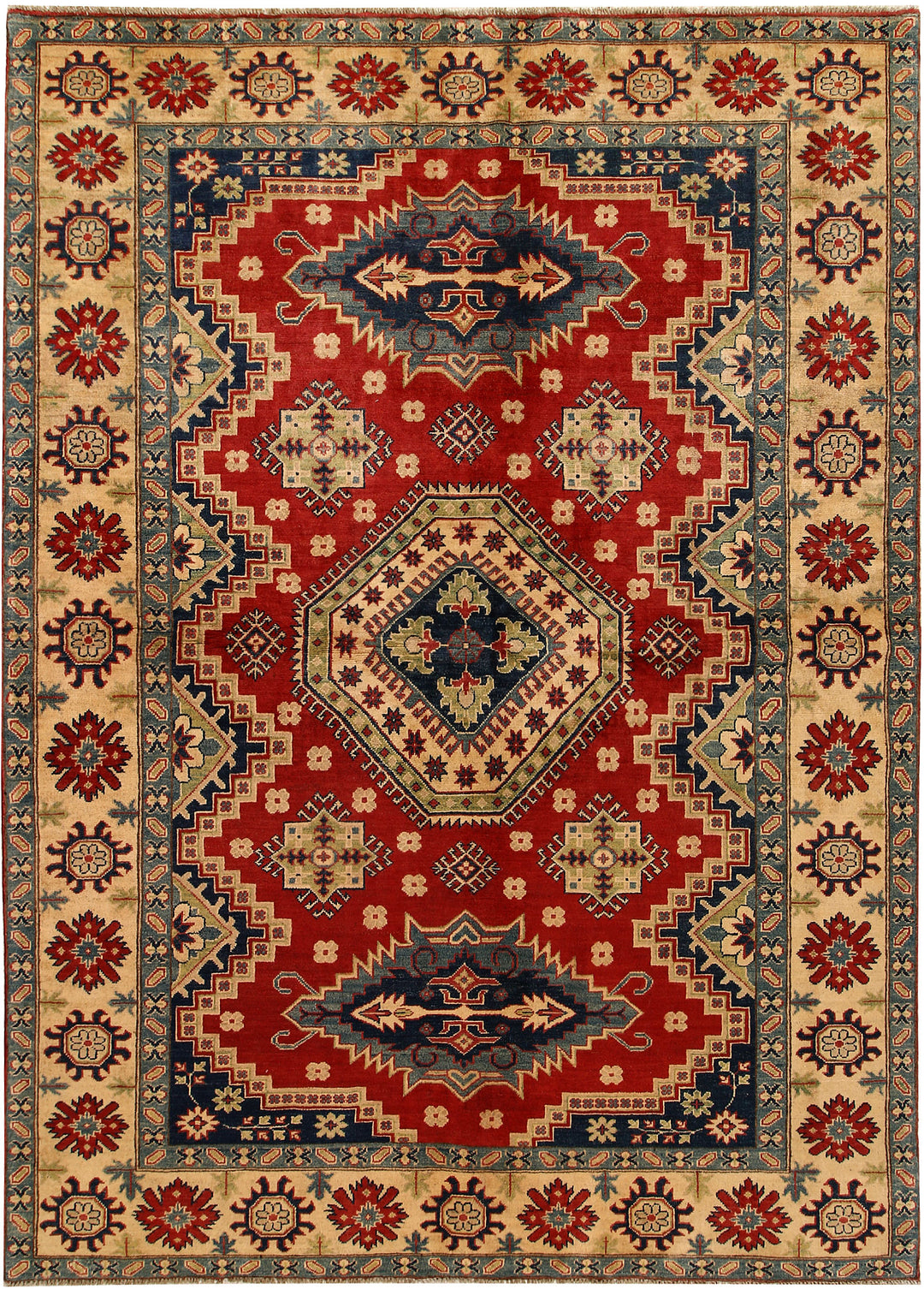 Firebrick Kazak 6' 10 x 9' 5 - No. 68253 - ALRUG Rug Store
