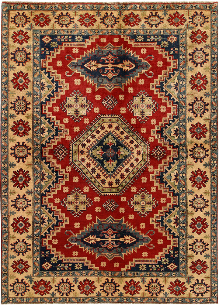 Firebrick Kazak 6' 10 x 9' 5 - No. 68253 - ALRUG Rug Store