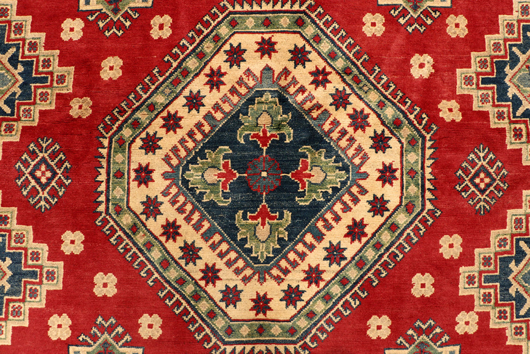 Firebrick Kazak 6' 7 x 9' 10 - No. 68254 - ALRUG Rug Store