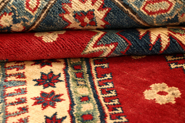 Firebrick Kazak 6' 7 x 9' 10 - No. 68254 - ALRUG Rug Store