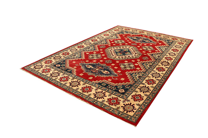 Firebrick Kazak 6' 7 x 9' 10 - No. 68254 - ALRUG Rug Store