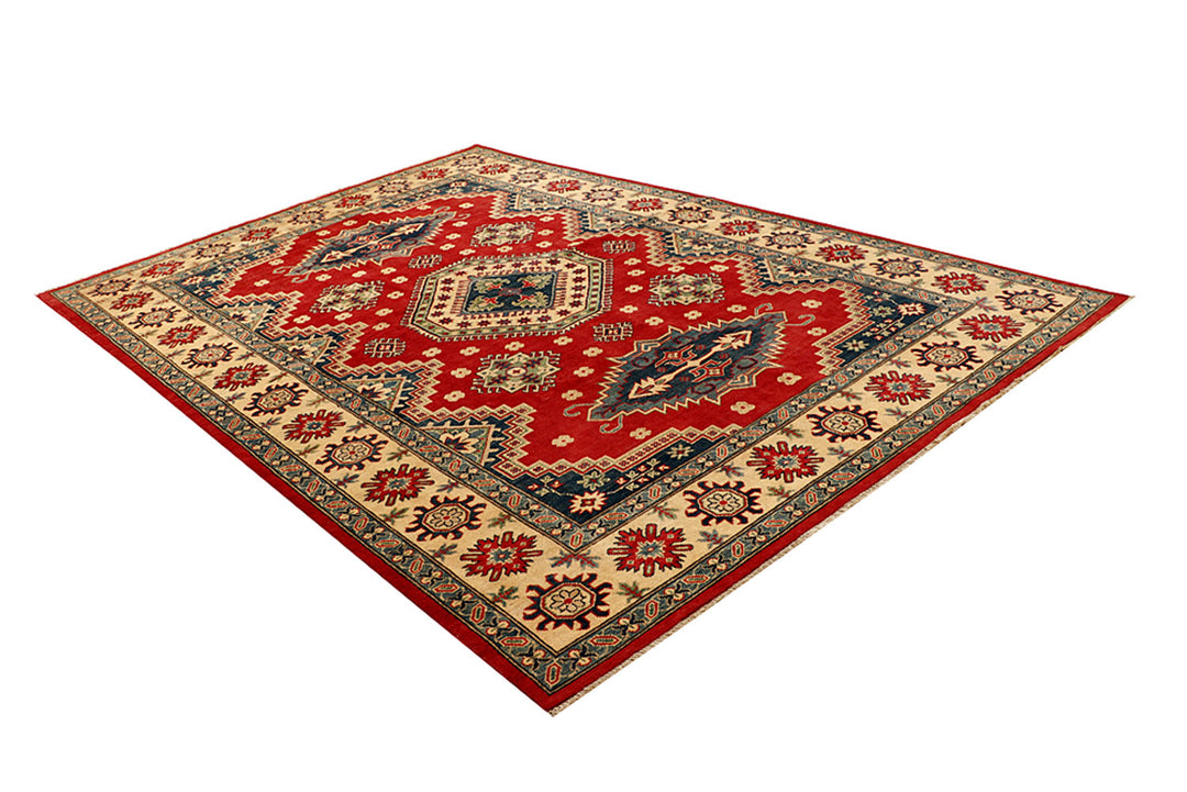 Firebrick Kazak 6' 7 x 9' 10 - No. 68254 - ALRUG Rug Store