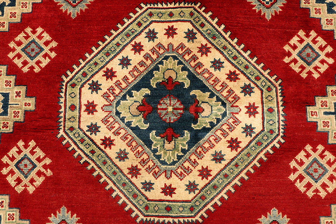 Firebrick Kazak 6' 8 x 9' 5 - No. 68255 - ALRUG Rug Store