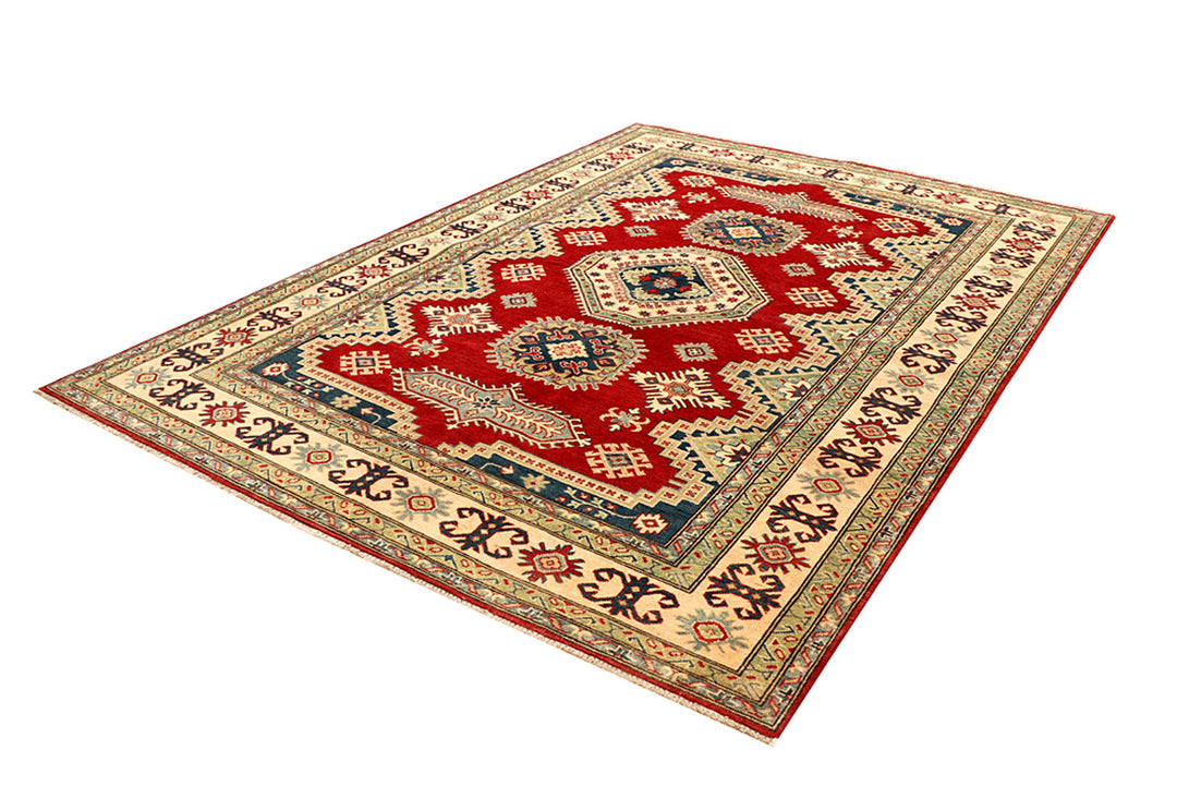 Firebrick Kazak 6' 8 x 9' 5 - No. 68255 - ALRUG Rug Store