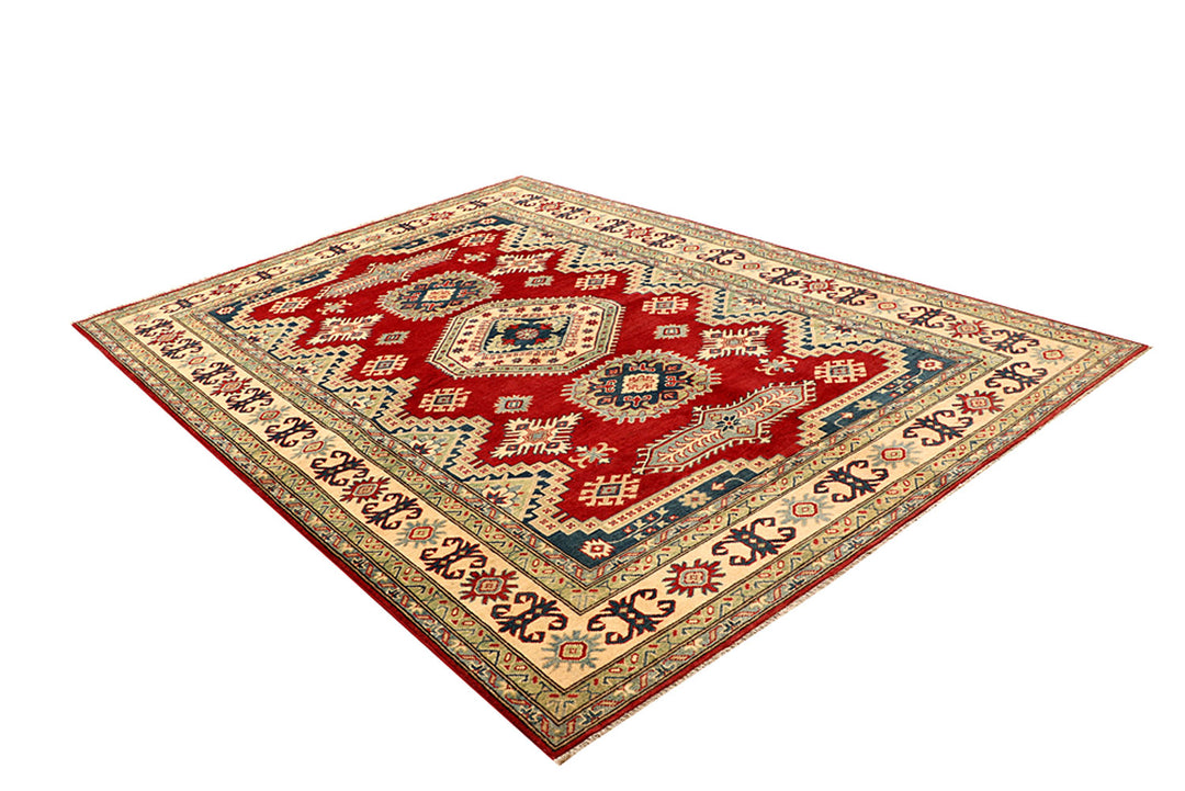Firebrick Kazak 6' 8 x 9' 5 - No. 68255 - ALRUG Rug Store