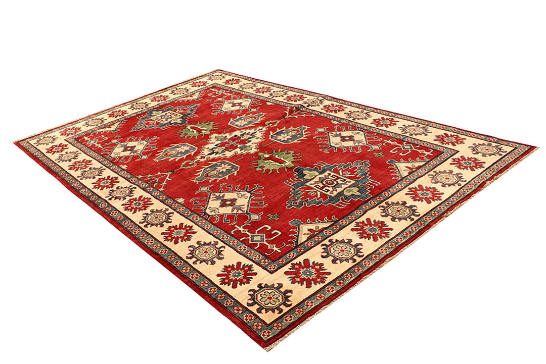 Firebrick Kazak 6' 5 x 9' 9 - No. 68256 - ALRUG Rug Store