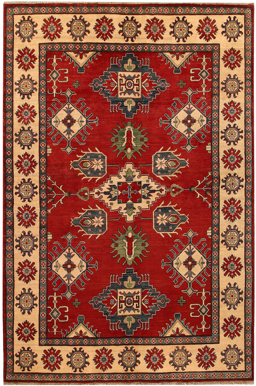 Firebrick Kazak 6' 5 x 9' 9 - No. 68256 - ALRUG Rug Store