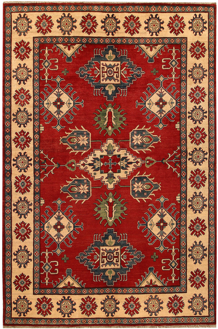 Firebrick Kazak 6' 5 x 9' 9 - No. 68256 - ALRUG Rug Store