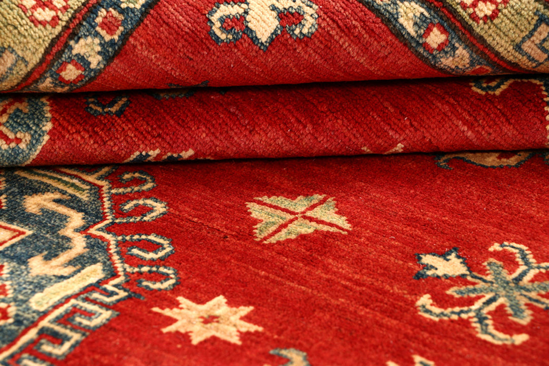 Firebrick Kazak 6' 7 x 9' 6 - No. 68257 - ALRUG Rug Store