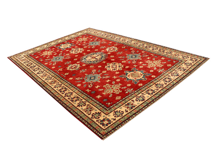 Firebrick Kazak 6' 7 x 9' 6 - No. 68257 - ALRUG Rug Store