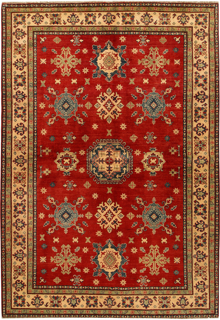 Firebrick Kazak 6' 7 x 9' 6 - No. 68257 - ALRUG Rug Store