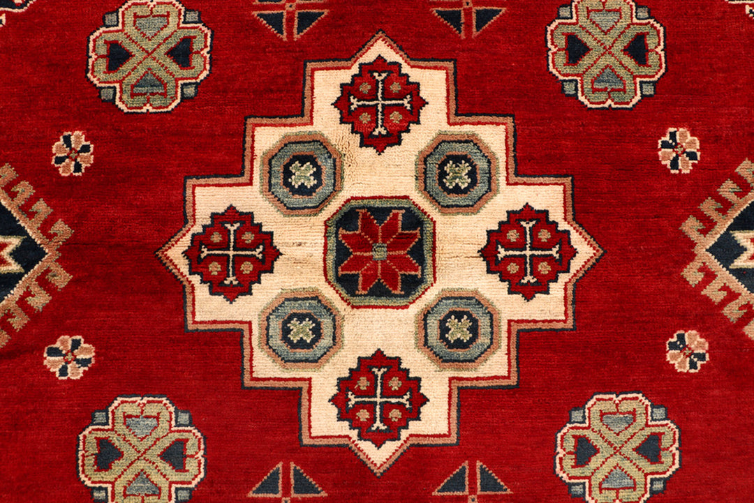 Firebrick Kazak 6' 8 x 9' 7 - No. 68258 - ALRUG Rug Store