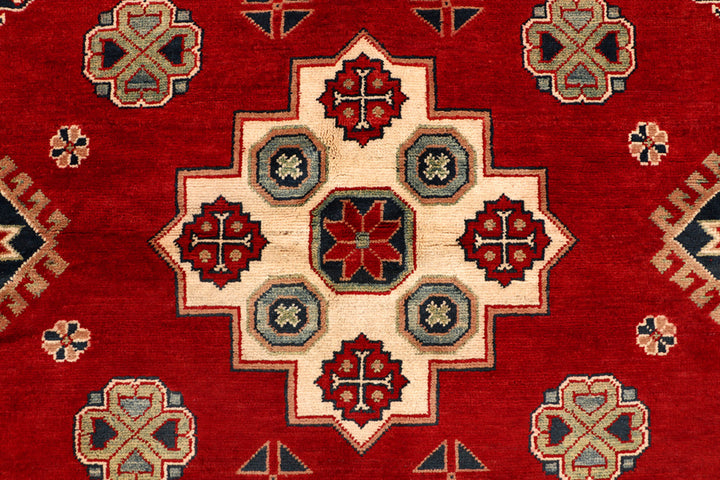 Firebrick Kazak 6' 8 x 9' 7 - No. 68258 - ALRUG Rug Store