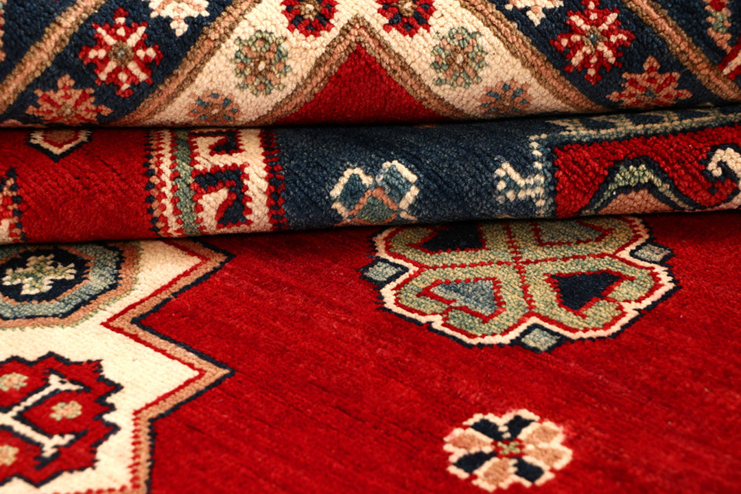 Firebrick Kazak 6' 8 x 9' 7 - No. 68258 - ALRUG Rug Store