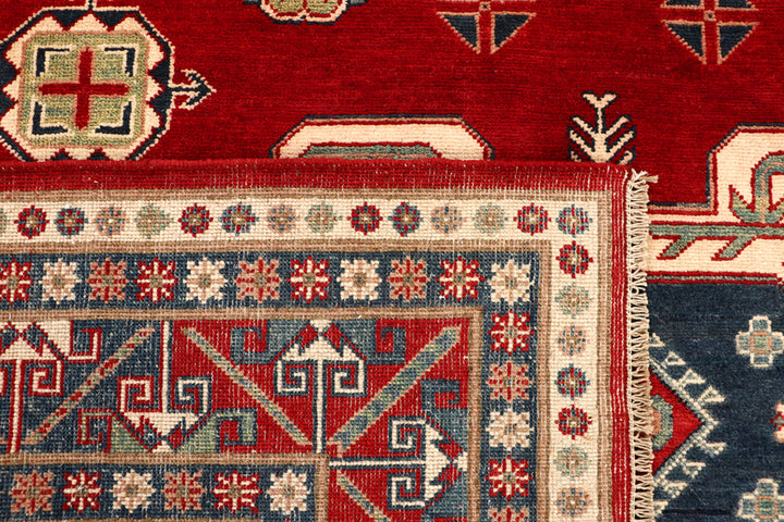Firebrick Kazak 6' 8 x 9' 7 - No. 68258 - ALRUG Rug Store