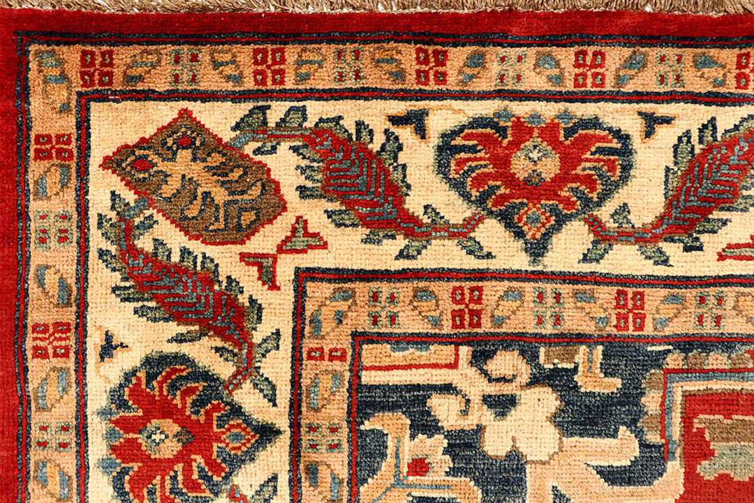 Firebrick Kazak 6' 7 x 9' 6 - No. 68260 - ALRUG Rug Store