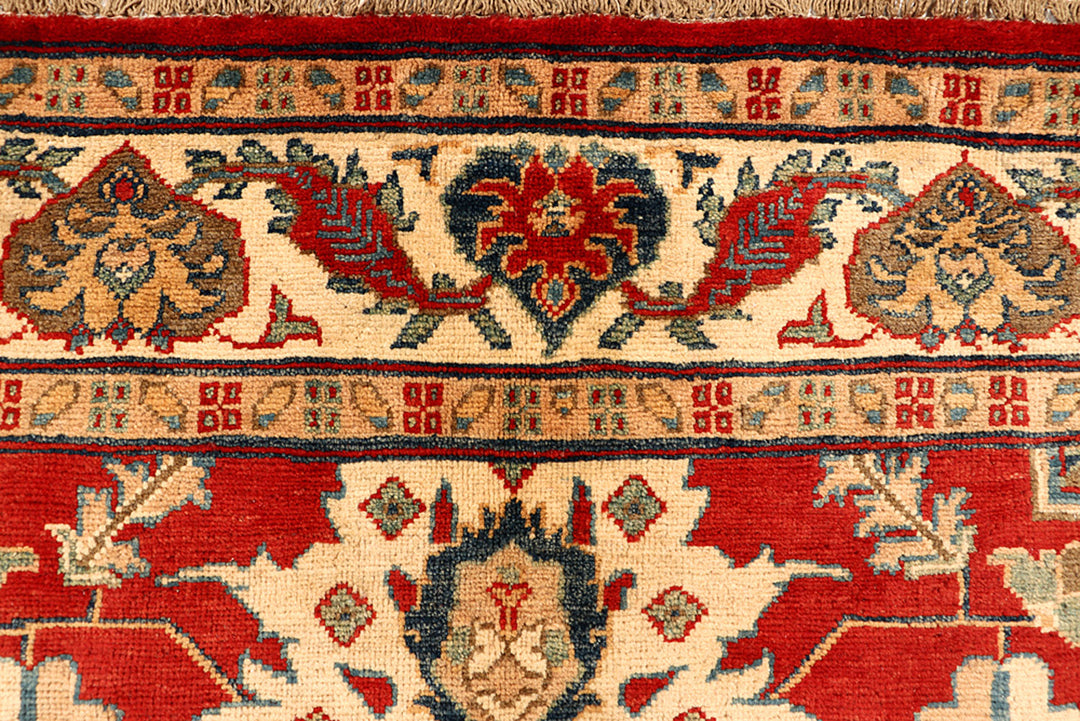 Firebrick Kazak 6' 7 x 9' 6 - No. 68260 - ALRUG Rug Store