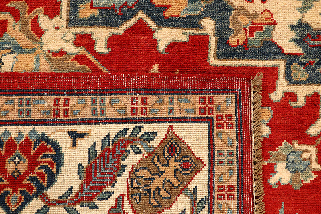 Firebrick Kazak 6' 7 x 9' 6 - No. 68260 - ALRUG Rug Store