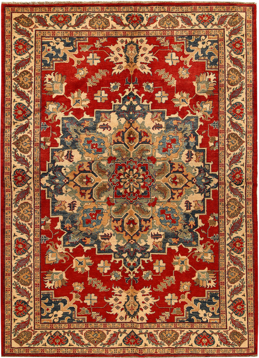 Firebrick Kazak 6' 7 x 9' 6 - No. 68260 - ALRUG Rug Store