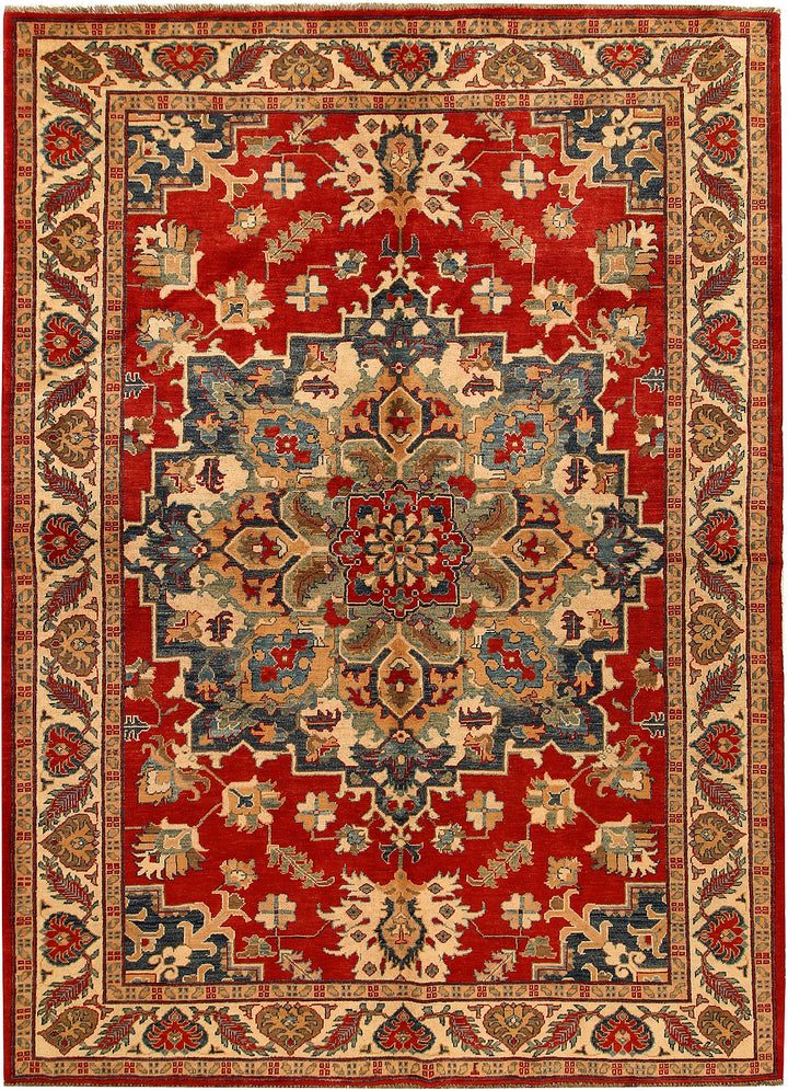 Firebrick Kazak 6' 7 x 9' 6 - No. 68260 - ALRUG Rug Store