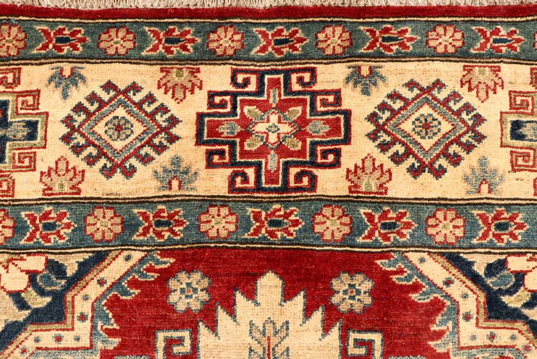Firebrick Kazak 6' 6 x 9' 2 - No. 68261 - ALRUG Rug Store
