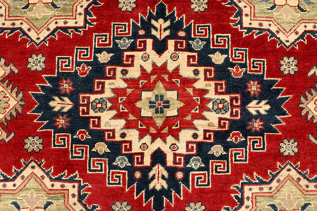 Firebrick Kazak 6' 6 x 9' 2 - No. 68261 - ALRUG Rug Store