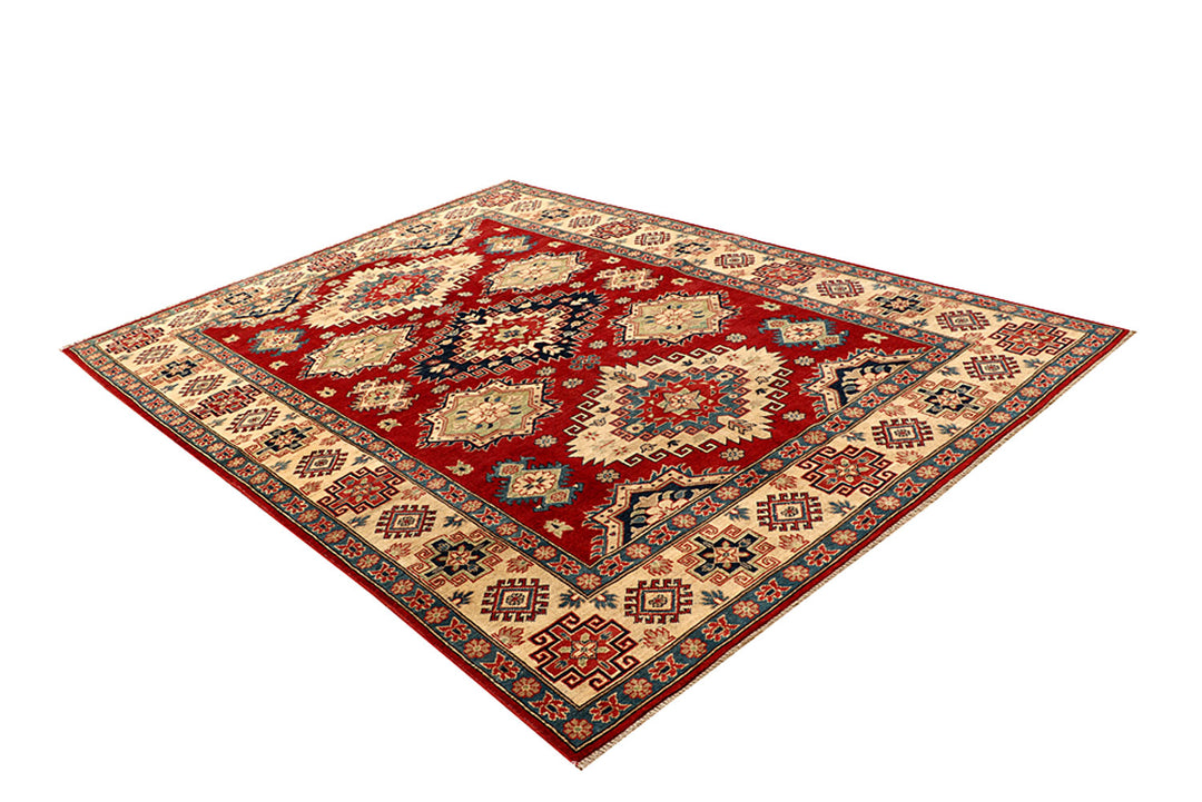 Firebrick Kazak 6' 6 x 9' 2 - No. 68261 - ALRUG Rug Store