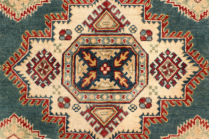 Cadet Blue Kazak 5' 6 x 8' - No. 68263 - ALRUG Rug Store