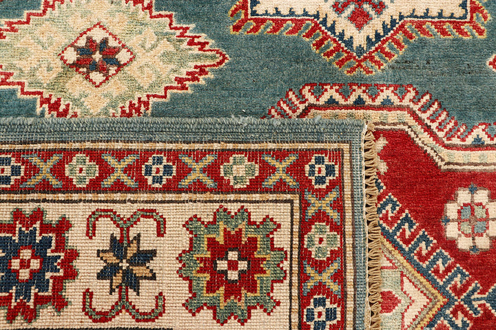 Cadet Blue Kazak 5' 6 x 8' - No. 68263 - ALRUG Rug Store