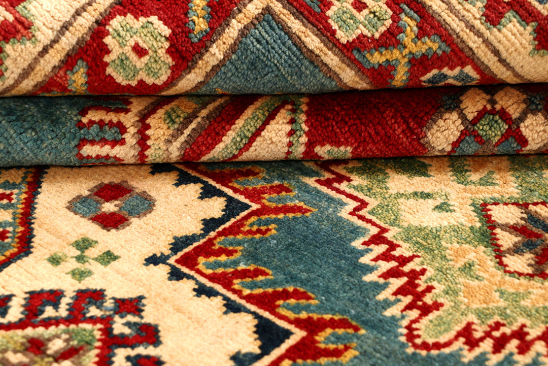 Cadet Blue Kazak 5' 9 x 8' - No. 68266 - ALRUG Rug Store