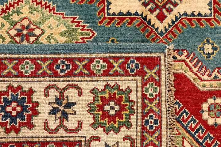 Cadet Blue Kazak 5' 9 x 8' - No. 68266 - ALRUG Rug Store