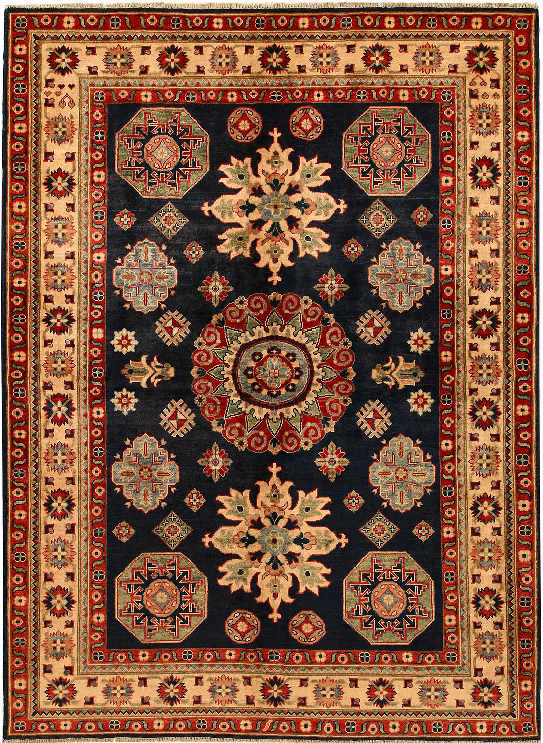 Black Kazak 6' 2 x 8' 5 - No. 68267 - ALRUG Rug Store