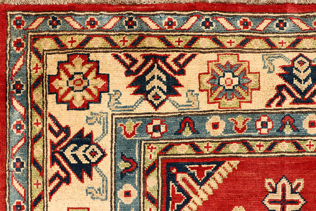 Firebrick Kazak 5' 6 x 7' 10 - No. 68268 - ALRUG Rug Store