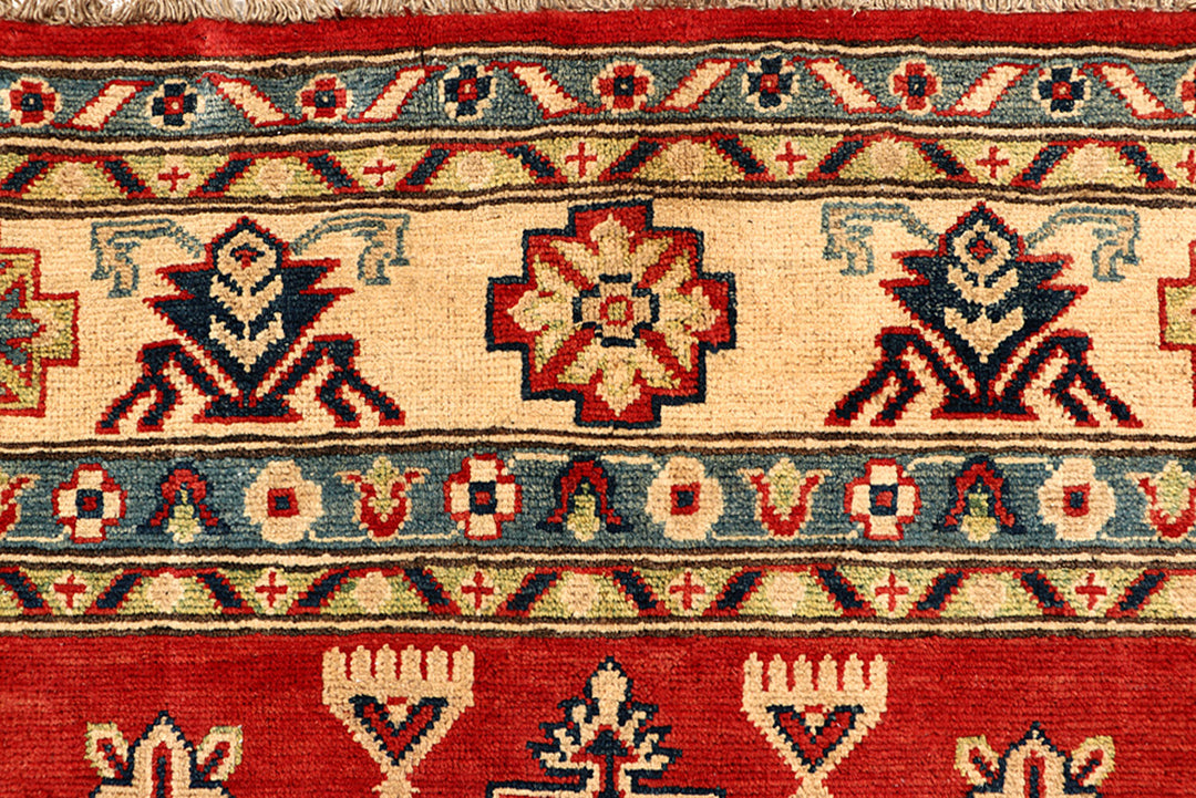Firebrick Kazak 5' 6 x 7' 10 - No. 68268 - ALRUG Rug Store