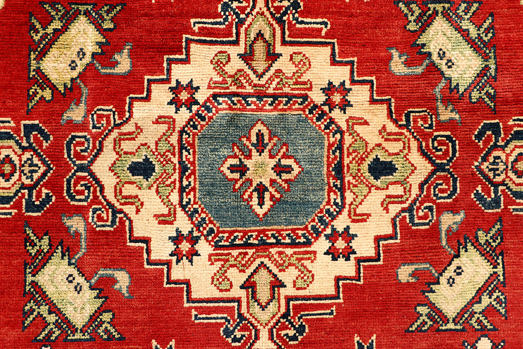 Firebrick Kazak 5' 6 x 7' 10 - No. 68268 - ALRUG Rug Store