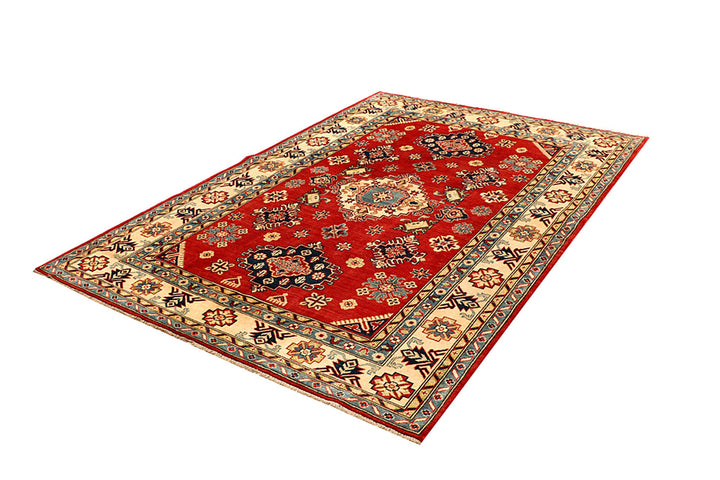 Firebrick Kazak 5' 6 x 7' 10 - No. 68268 - ALRUG Rug Store