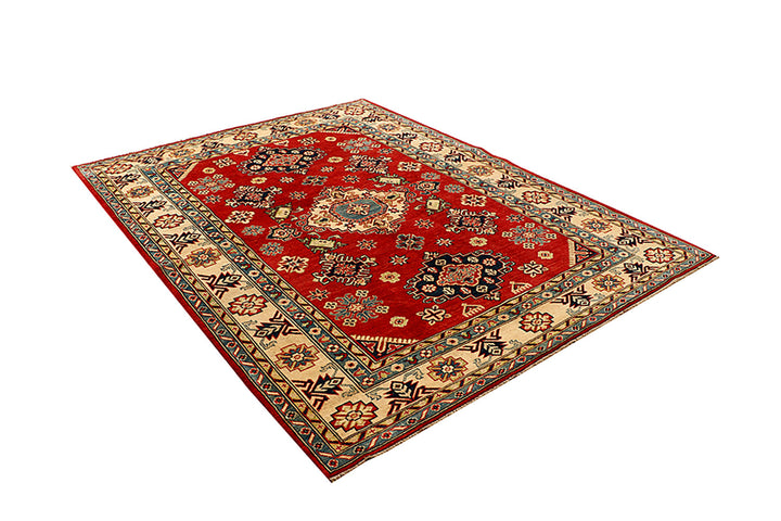 Firebrick Kazak 5' 6 x 7' 10 - No. 68268 - ALRUG Rug Store
