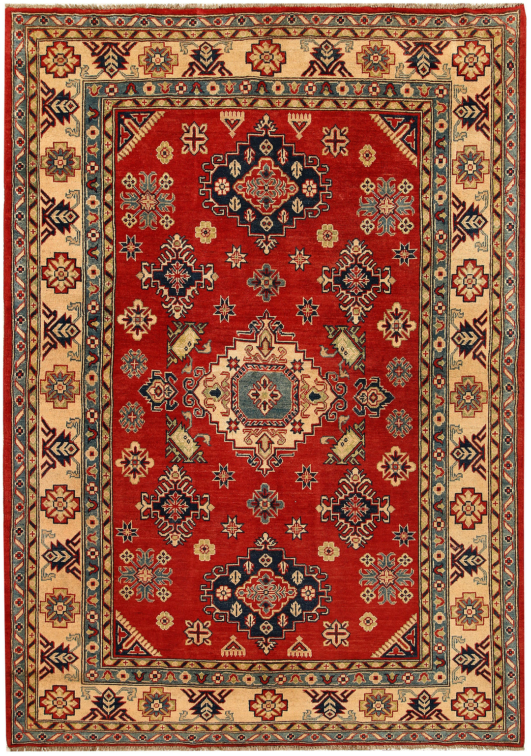 Firebrick Kazak 5' 6 x 7' 10 - No. 68268 - ALRUG Rug Store