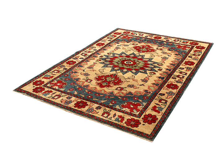 Navajo White Kazak 4' 11 x 6' 8 - No. 68272 - ALRUG Rug Store