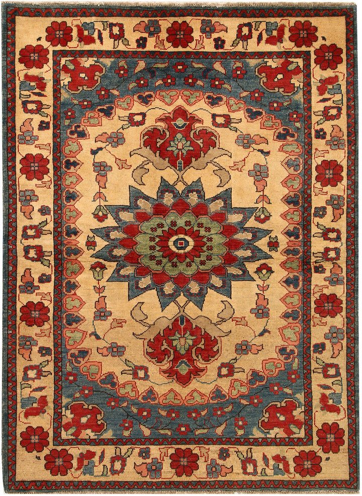 Navajo White Kazak 4' 11 x 6' 8 - No. 68272 - ALRUG Rug Store