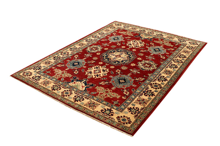Firebrick Kazak 5' 1 x 6' 8 - No. 68275 - ALRUG Rug Store