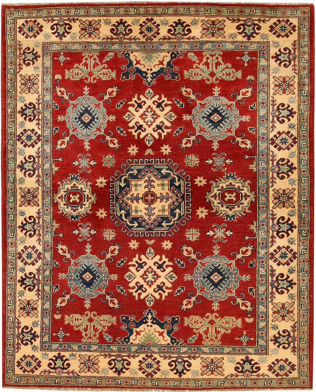 Firebrick Kazak 5' 1 x 6' 8 - No. 68275 - ALRUG Rug Store