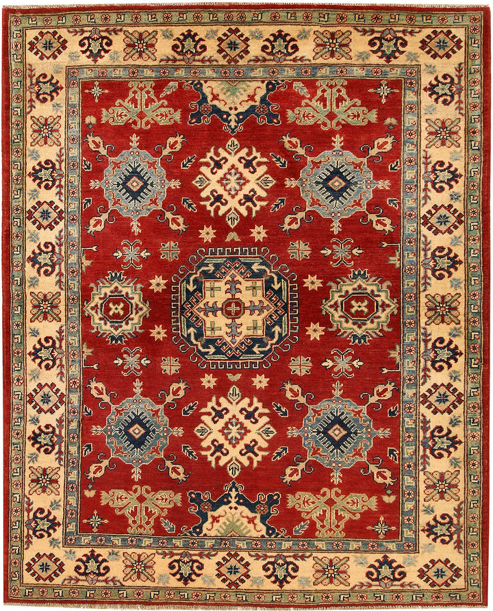 Firebrick Kazak 5' 1 x 6' 8 - No. 68275 - ALRUG Rug Store