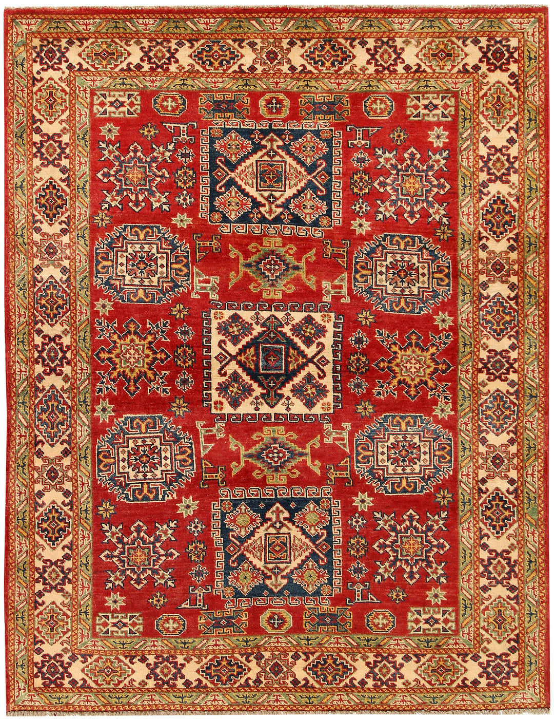 Firebrick Kazak 4' 10 x 6' 3 - No. 68277 - ALRUG Rug Store