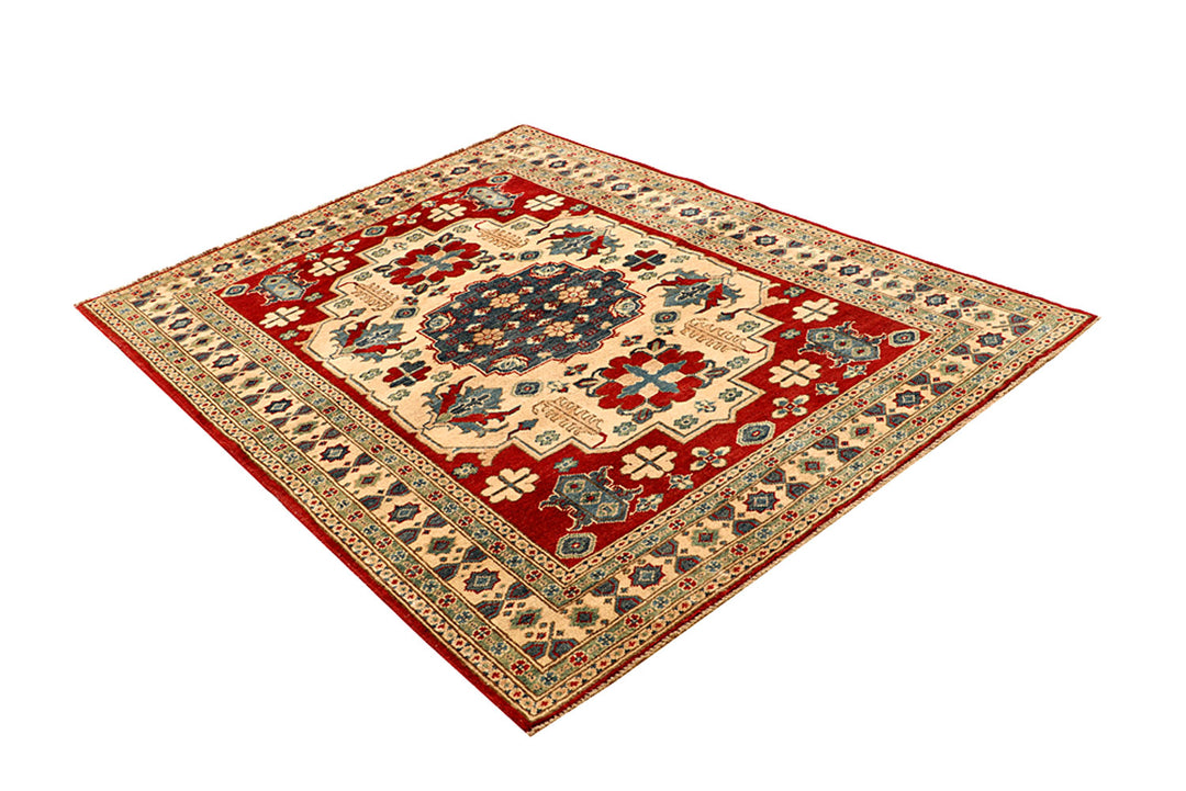 Bisque Kazak 4' 10 x 6' 7 - No. 68279 - ALRUG Rug Store